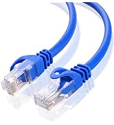 AvesView CAT6 Ethernet Cable (UTP) Snagless 10Gbps Long High-Speed Network Cable 550MHz - Blue (2...