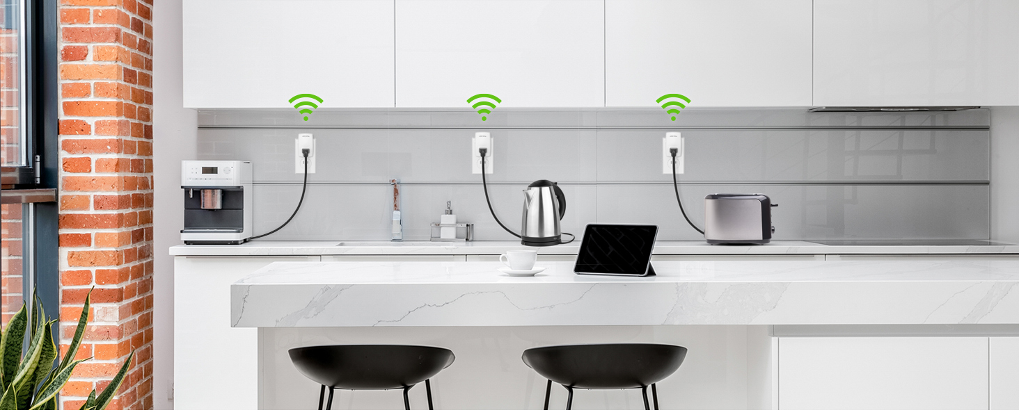 BN-LINK Wireless Remote Control Electrical Outlet Switch for Household Appliance