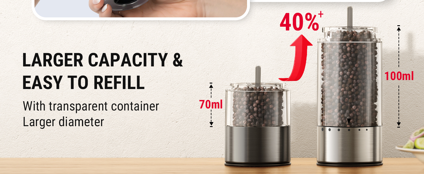 gold salt and pepper grinder set battery operated salt and pepper grinder set electric salt grinder