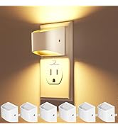 VOLISUN Night Lights Plug into Wall, 6 Pack Up and Down LED Night Light with Dusk to Dawn Light S...