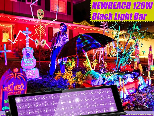 NEWREACH 120W LED Blacklight Bar