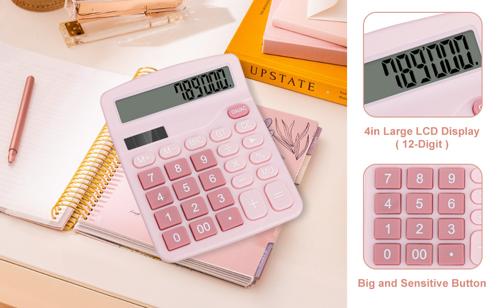 Desktop Calculator Pink-2