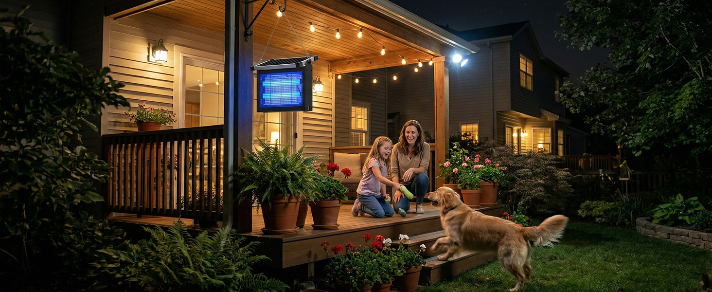 bug zapper outdoor solar powered