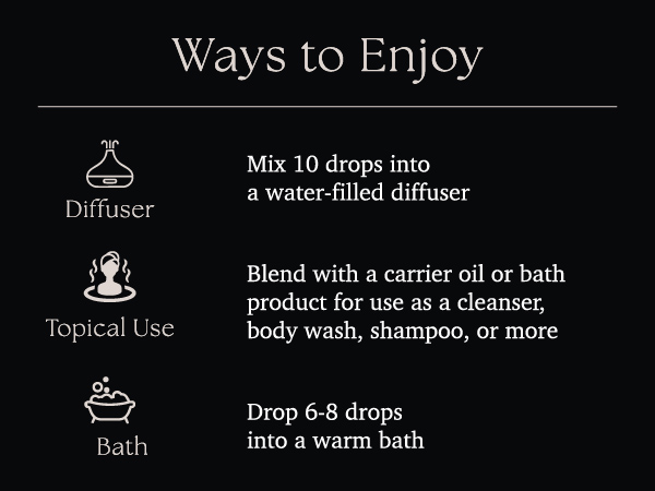 Essential oils for diffuser for home
