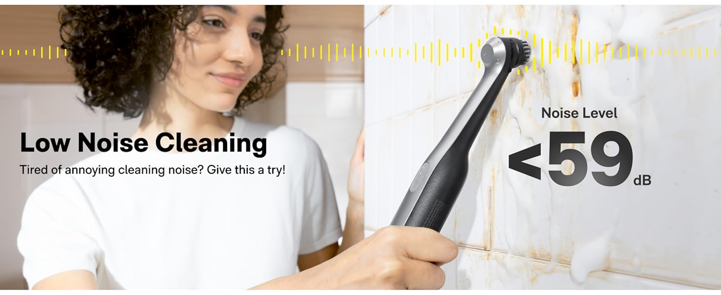 automatic grout cleaner brush