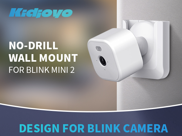 Blink Camera No Drill No Screw Wall Mount Bracket Blink Mini 2 /Blink Outdoor 4 /Blink Indoor Camera