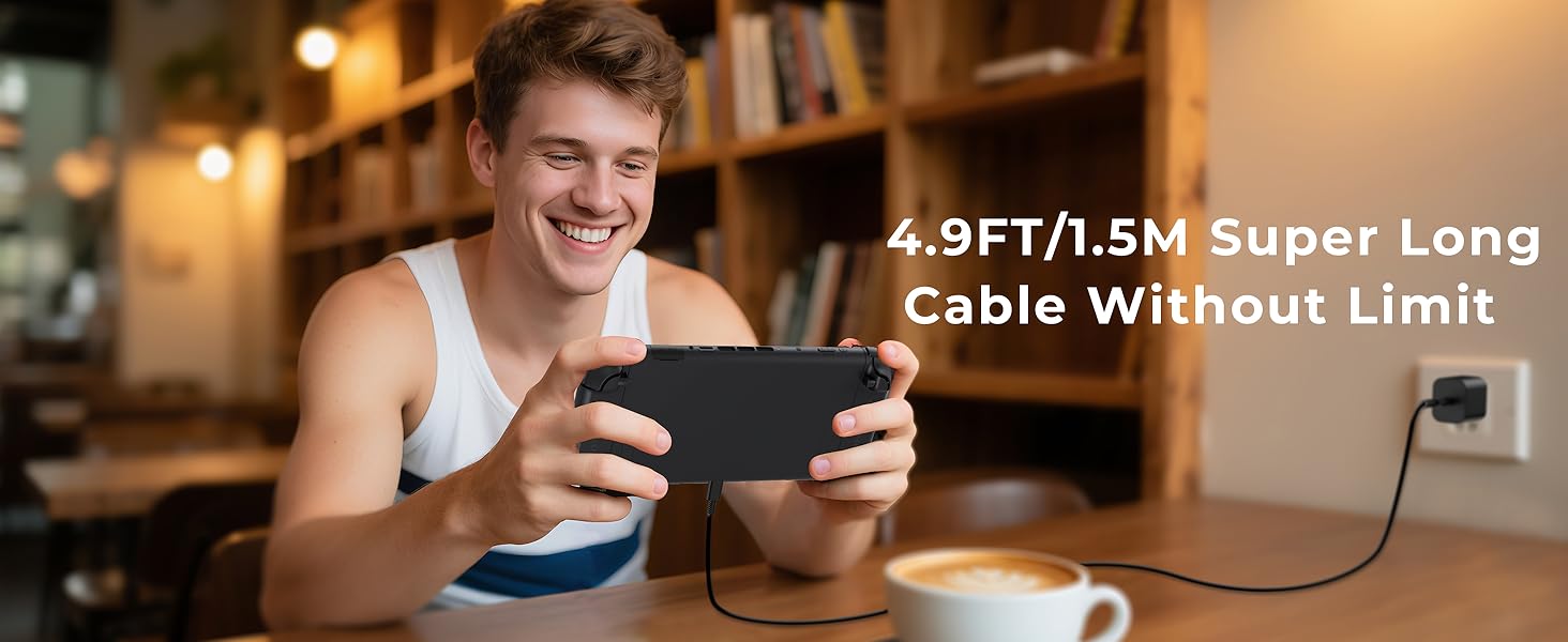 switch 2 switch power adapter power cord charging cable power supply switch lite oled dock cargador