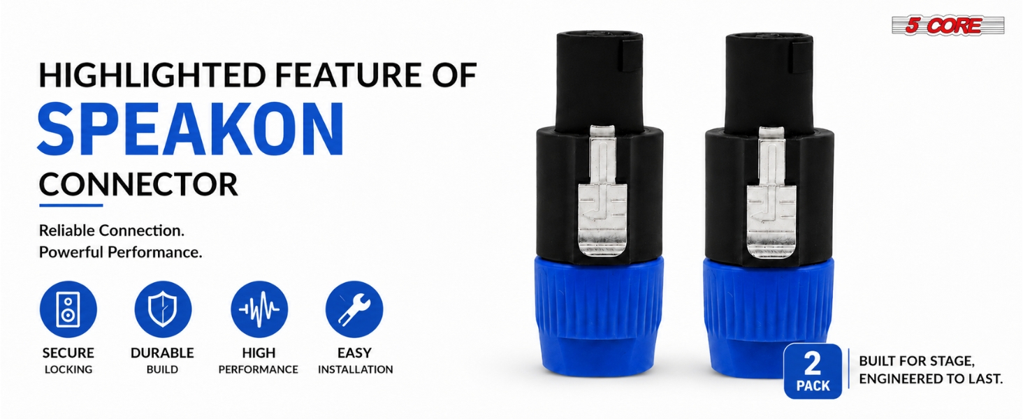  SPKN BLU 2PCS
