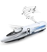 OTONOPI Electric Bullet Train with Lights and Sounds Subway Locomotive Engine High Speed Toy Trai...