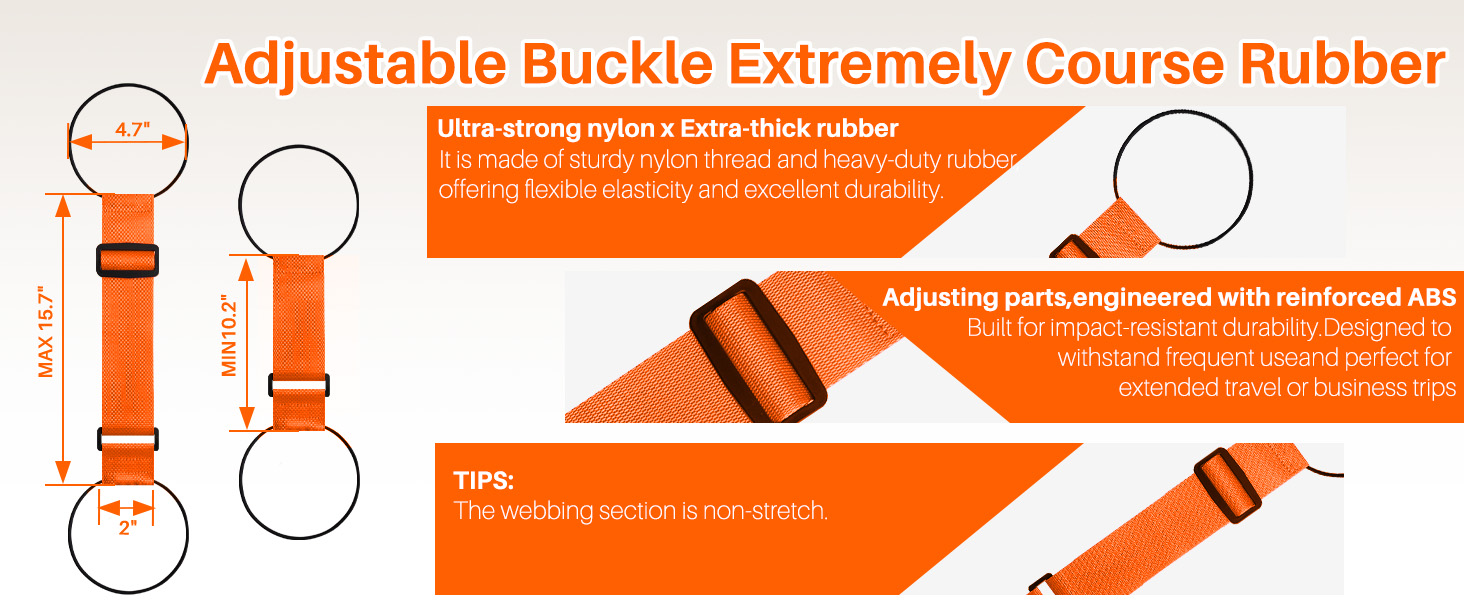 Luggage Straps for Suitcase, Luggage Connector Straps
