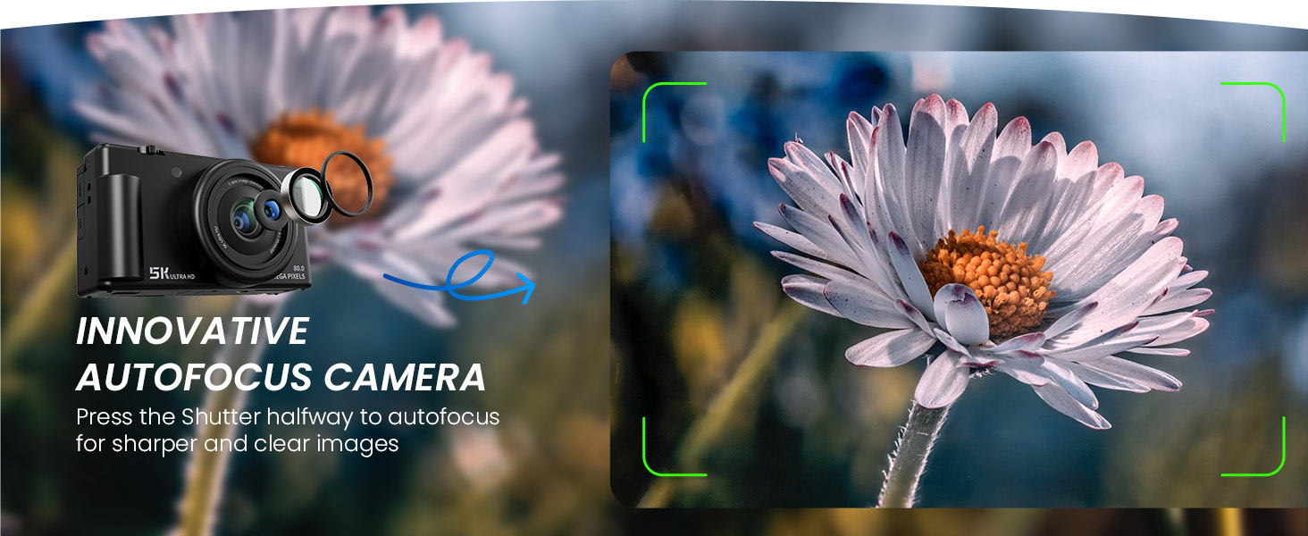 True 5K Digital Camera for Photography