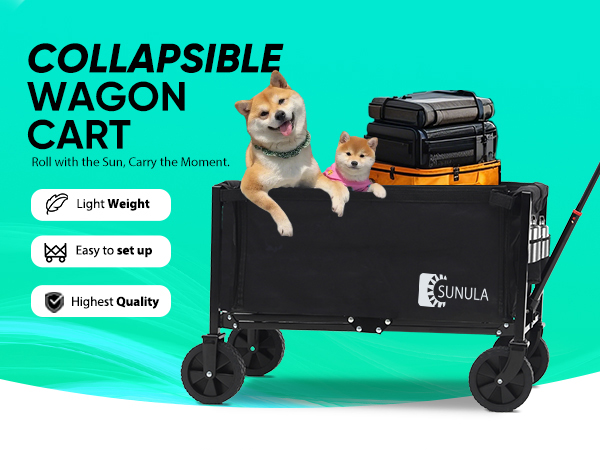 COLLAPSIBLE WAGON CART-Light Weight Easy to set up Highest Quality
