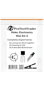 Make: Electronics Mini Kit 4 Educational Electronic Component Pack that Follow Experiments in Charle...