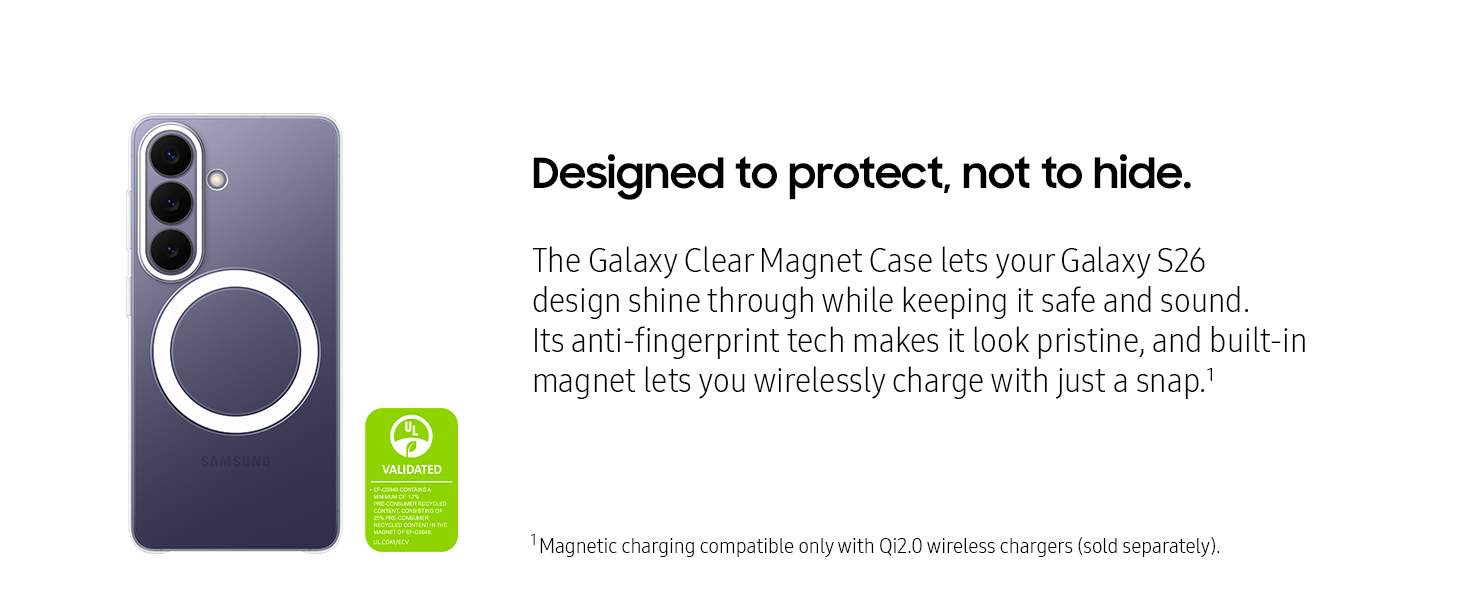Clear Magnet Case S26