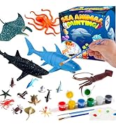 FUNZBO Kids Painting Set - Arts and Crafts, Art Set with Art Supplies, Painting Tools, and Animal...
