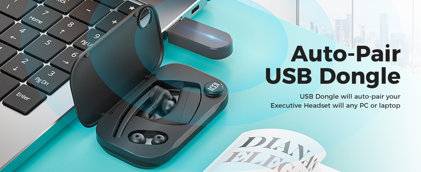 K30 bluetooth headset with dangle