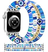 Newlibery Beaded Bracelets Band Compatible with Apple Watch 38mm 40mm 41mm 42mm (S10/11) Women Cu...