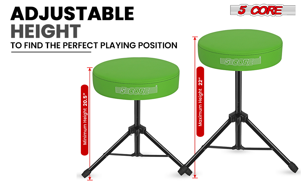 Drum Throne Padded Guitar Stool Music Chair for Adults and Kids