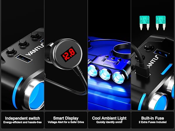 Cigarette Lighter Splitter