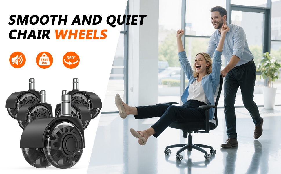 office chair wheels