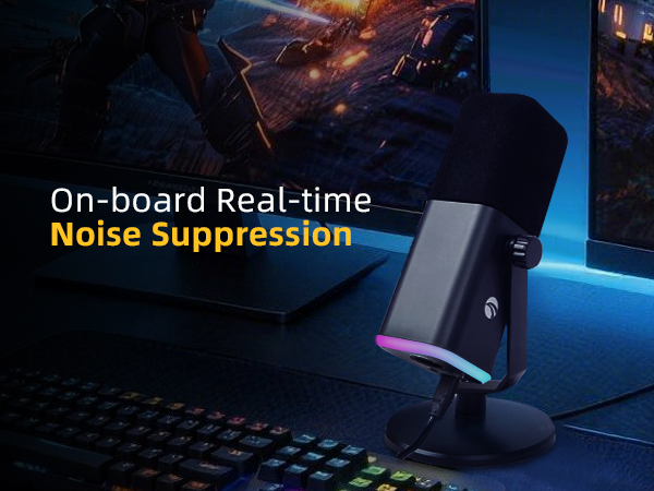XLR/USB Gaming Microphone for PC