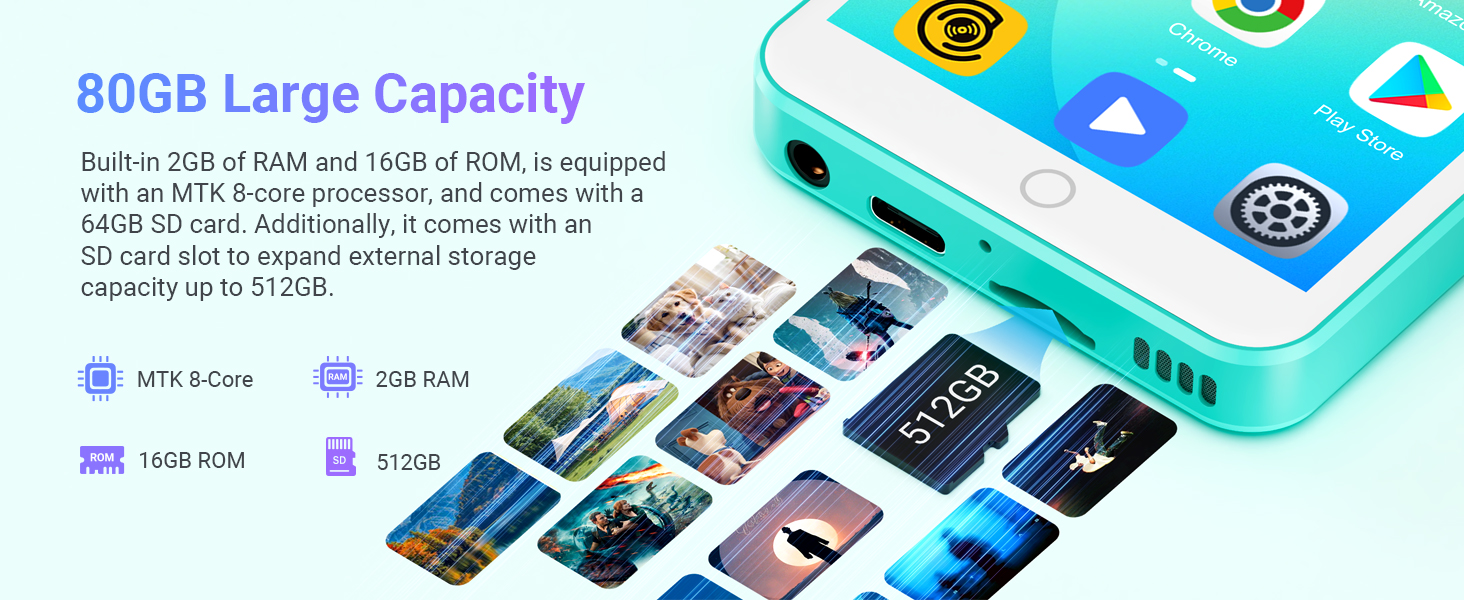 MP3 Player with Bluetooth and WiFi