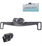 JUNHAOZHU 1080P Switchable HD/AHD Backup Camera for Cars with License Plate Reverse Camera, Inclu...