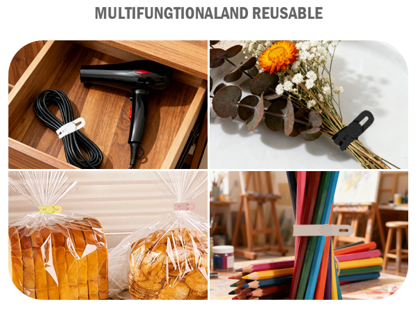 Great for organizing chargers, earbuds, network cables, and more. 