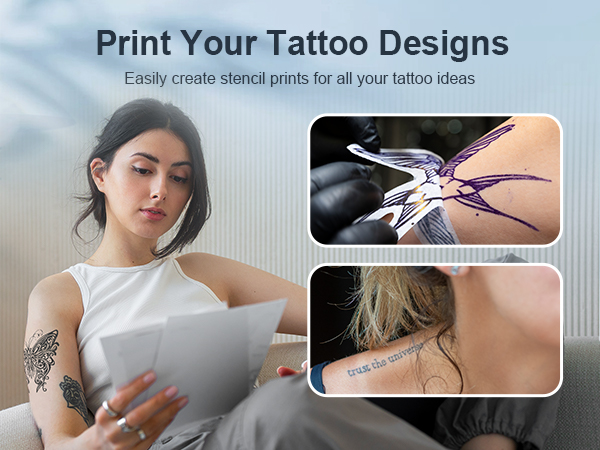 Portable Thermal Printer Tattoo Stencil Machine 