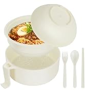 UUGLAM Ramen Bowl Set, Ramen Cooker 33 oz, Ramen Bowls with Chopsticks and Spoon, Microwave Pasta...