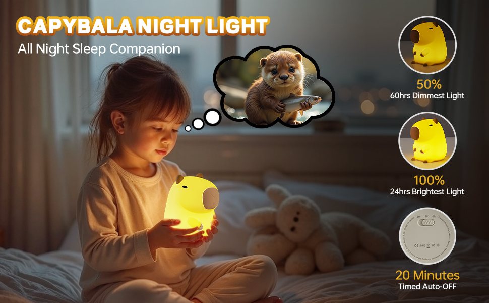 capybala night light