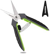 WORKPRO Pruning Shears,6.25'' Gardening Hand Scissors with Sheath,Stainless Steel Straight Blade ...