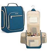 Hanke Hanging Travel Toiletry Bag for Men and Women, Water-Resistant Toiletries Bag Makeup Organi...