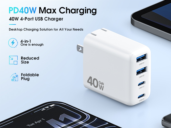 PD40W Max Charging