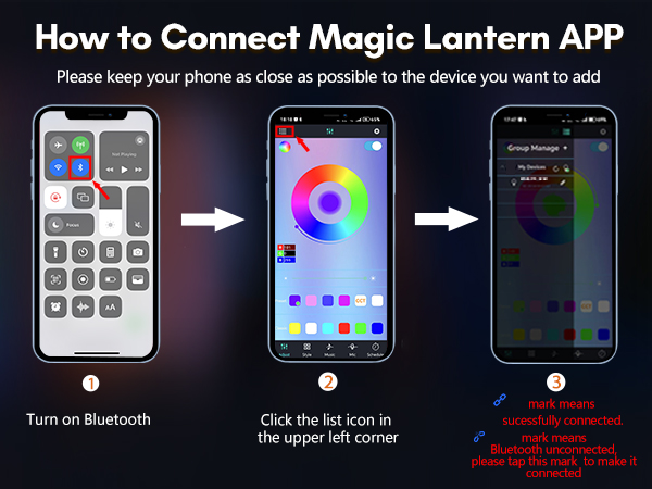 How to Connect Magic Lantern APP