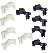 winterrock 5 Sets Car Door Lock Rod Clips, 5/32 Rod Size Hood Latch Locking Push Clip Kit, Waterp...