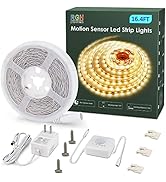 Motion Activated LED Strip Lights,RGH LIGHTING 16.4ft LED Light Strip with Day or Night 2 Lightin...