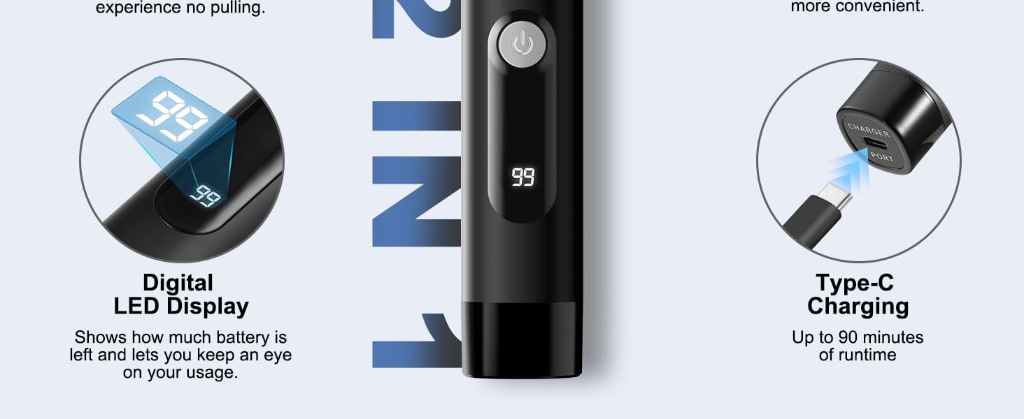 nose hair trimmer for men rechargeable usb