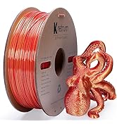 Kretrum Silk PLA 3D Printer Filament, 3D Printing Filament, Coextrusion Silk PLA Filament 1.75mm,...
