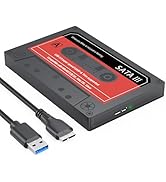 SSD Enclosure 2.5", FEMORO External Hard Drive Enclosure 2.5 " SATA to USB3.0 Adapter Tool-Free, ...