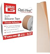 Neo G Opti-Heal Silicone Medical Tape for Wound Care – Medical Surgical Tape Sensitive Skin for F...