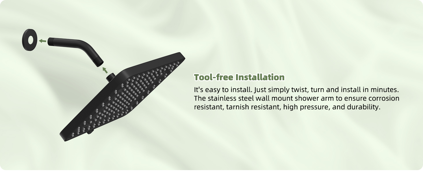 shower arm extension pipe