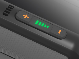 Soft rubber button