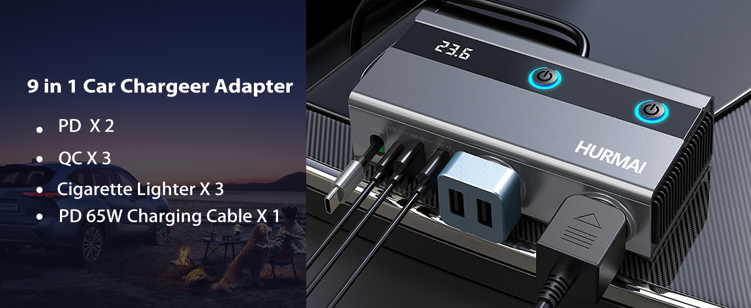 Cigarette Lighter Splitter
