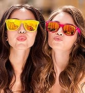 SUNOVELTIES Dozen Pack Neon Jelly Lenses Clear Sunglasses Horn Rimmed Eyewear for Men Women