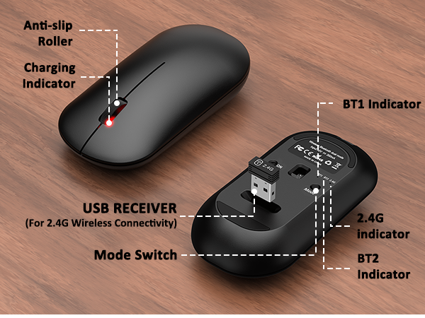 foldable keyboard and mouse