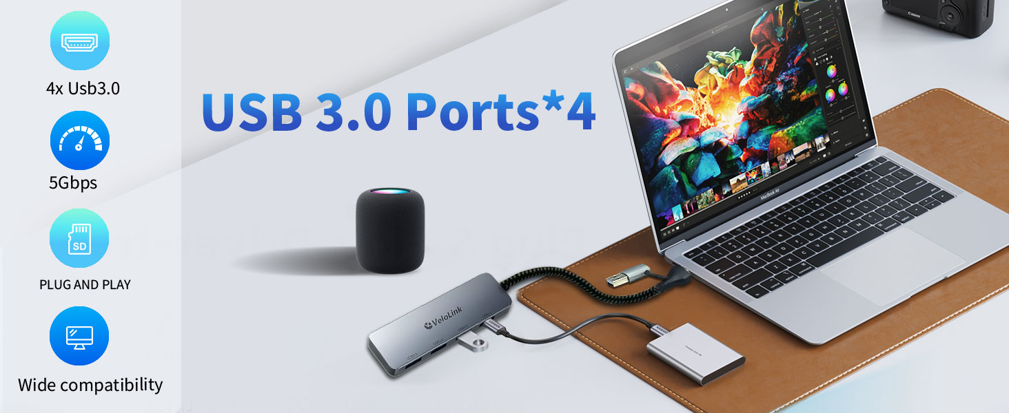 USB 3.0 Ports