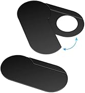 CloudValley [2-Pack Upgrade Rotating] Webcam Cover Slide, 0.015 Inch Ultra-Thin Metal Web Camera ...