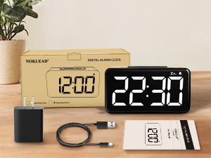 included USB cord and power adapter