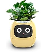 TPHRAVAL Intelligent Flower Pot, Electronic Bud, Maintenance Plant Assistant, Fun Interactive Flo...